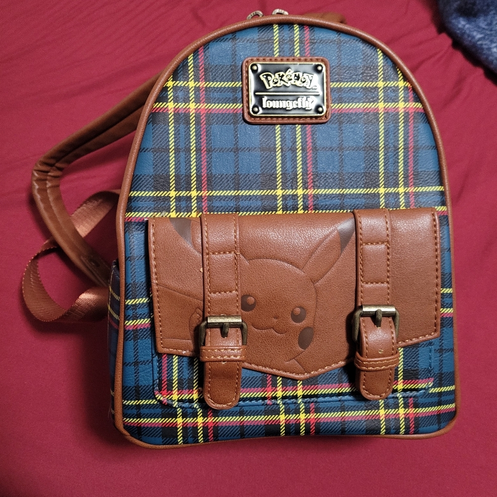 Loungefly Pikachu mini backpack and wallet
